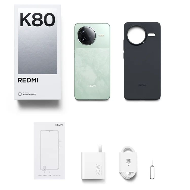Redmi K80 With Box Accessories